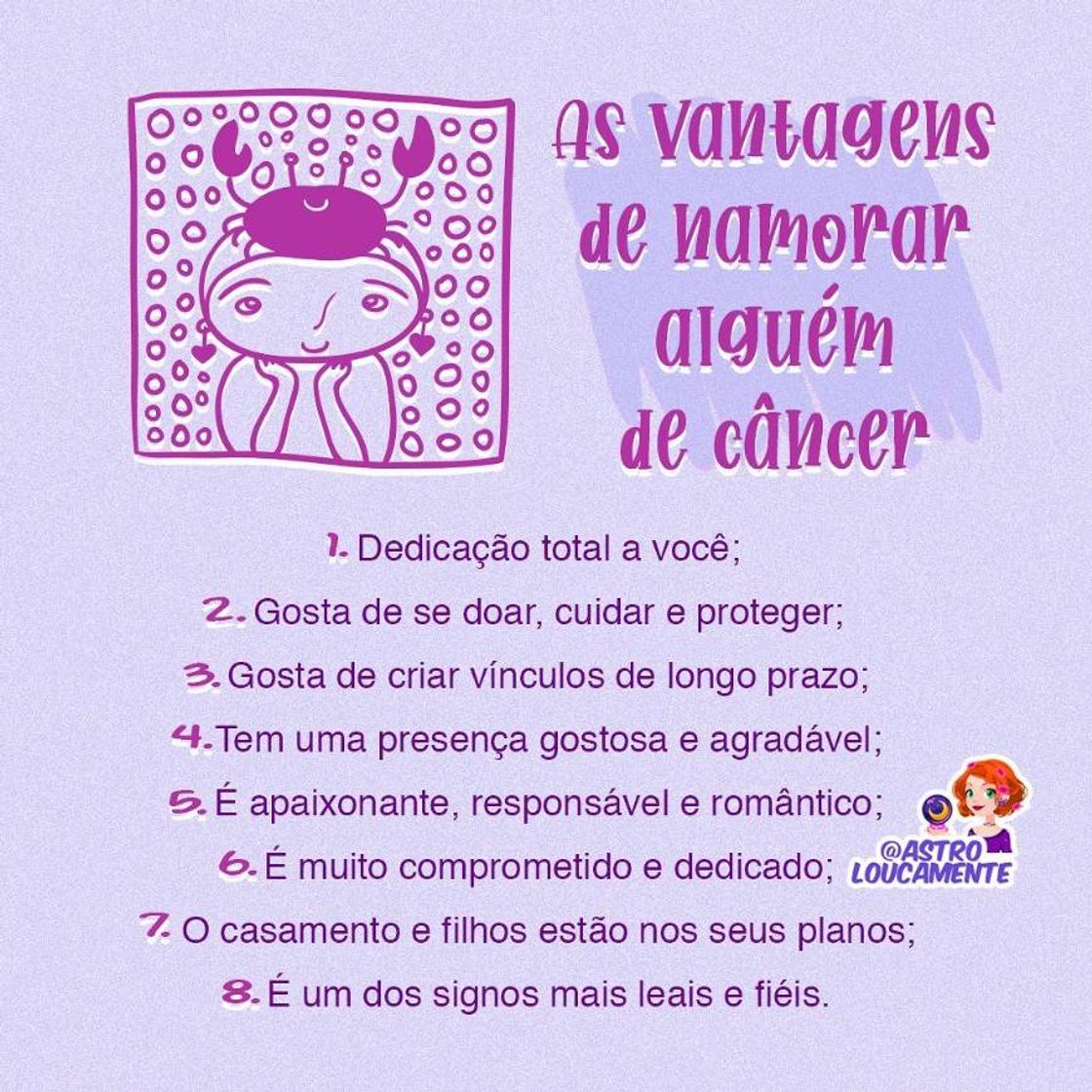 Fashion As vantagens de ♋