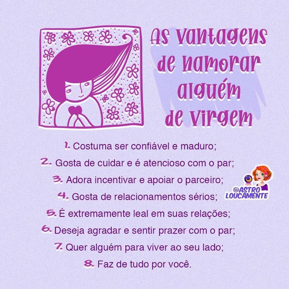 Moda As vantagens de ♍