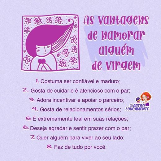 As vantagens de ♍