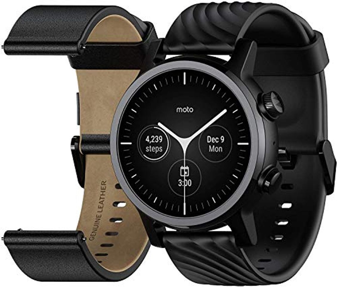 Productos Motorola Moto 360 Smartwatch – 3ª generación – Caja de acero inoxidable