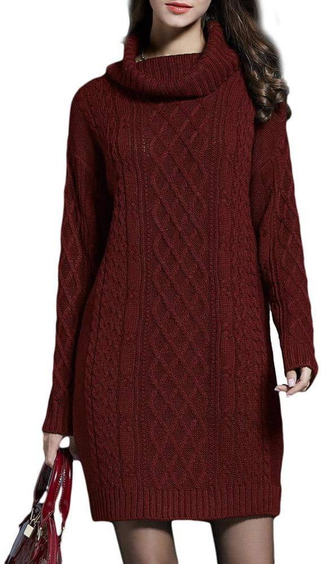 Moda Vestido Sueter