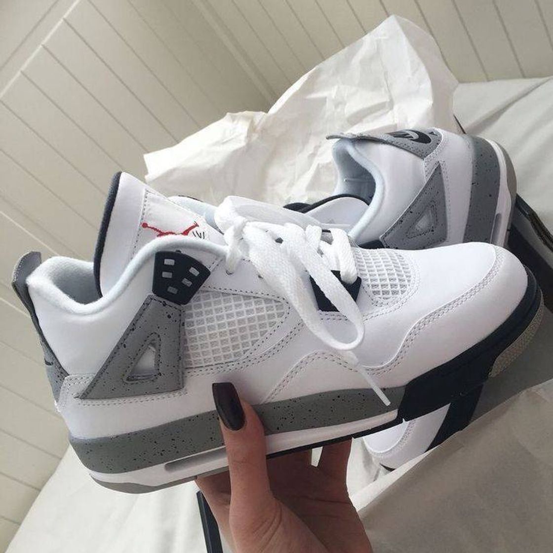 Moda Air Jordan 4 Retro OG 'White Cement' 2016