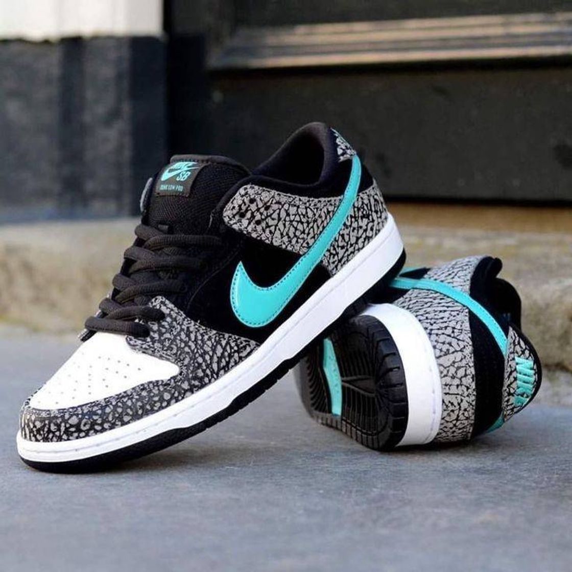 Fashion Nike SB Dunk Low Atmos Elephant Print 