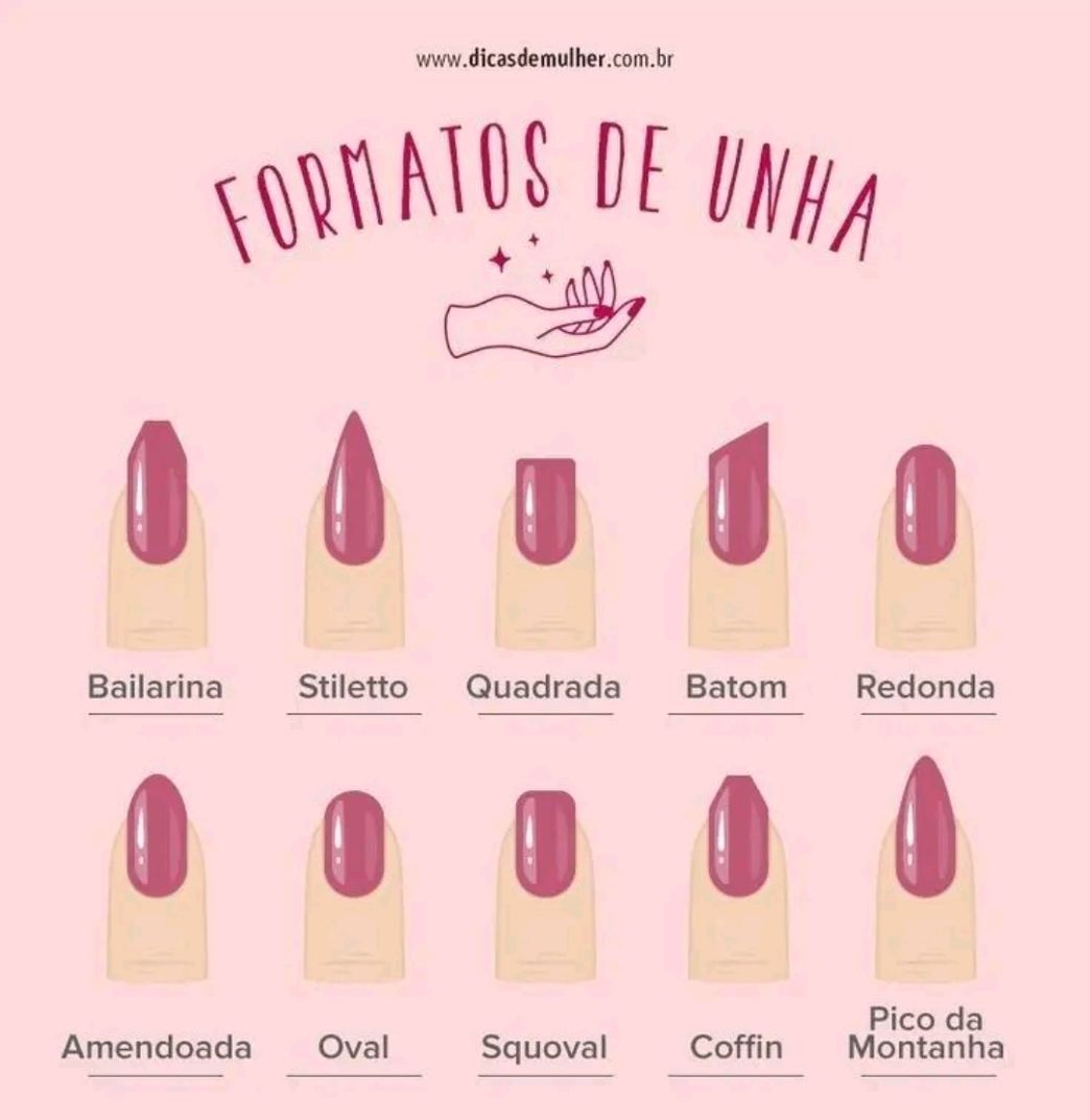 Social Formato de unhas