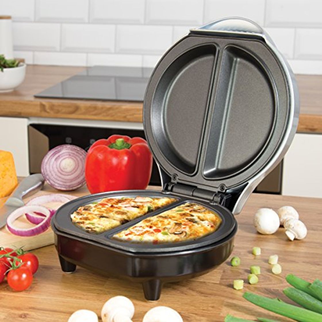 Product Quest Non-Stick Cool Touch Dual Omelet Maker