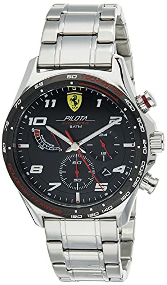 Product Scuderia Ferrari Reloj para de Cuarzo con Correa en Acero Inoxidable 830720