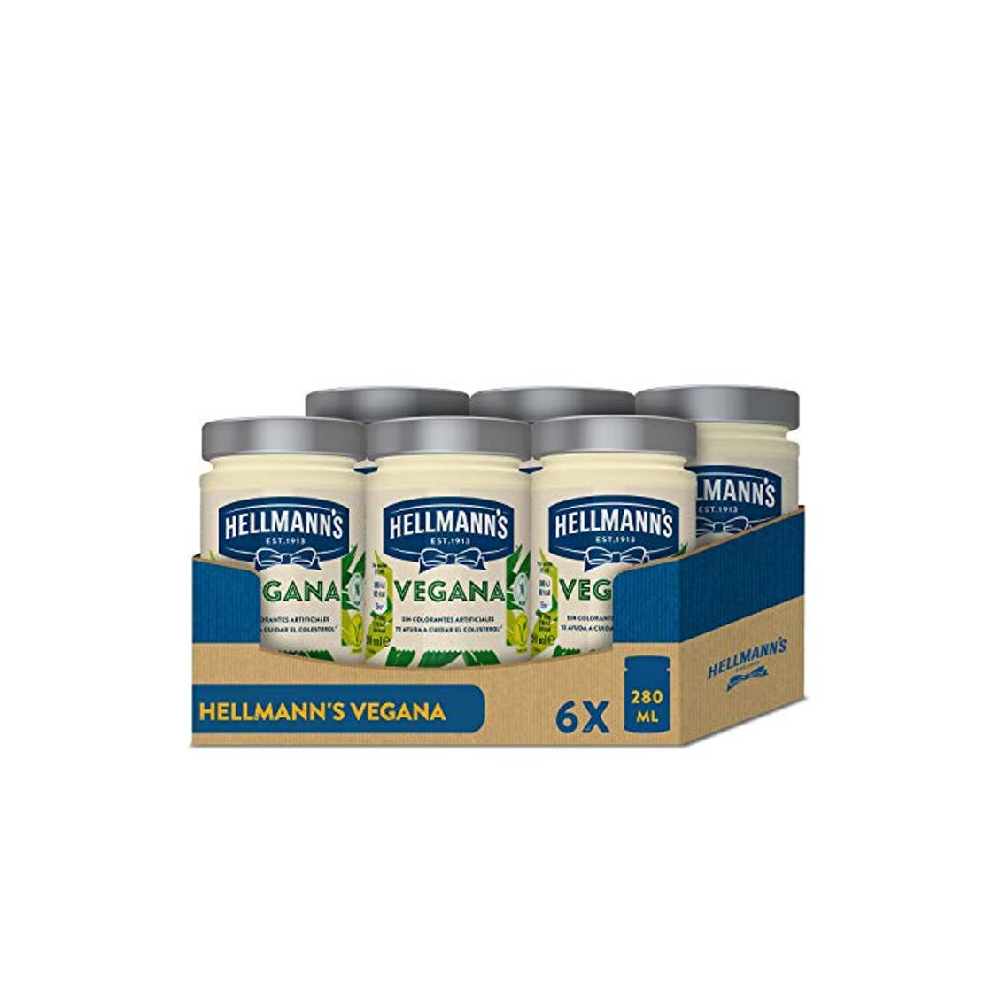 Producto Hellmann's Vegana - 280 ml - Pack de 6