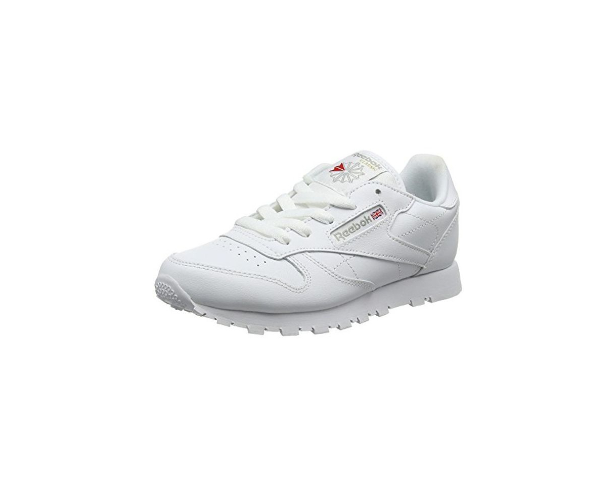 Fashion Reebok Classic Leather, Zapatillas de Trail Running Unisex Niños, Blanco