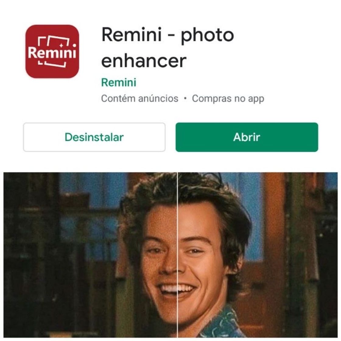 App Remini - AI Photo Enhancer