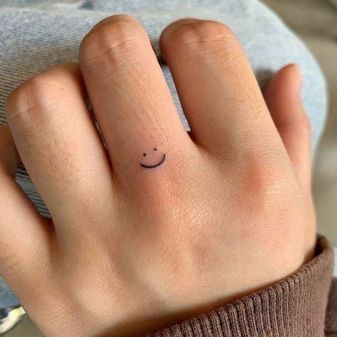 Fashion smile tattoo