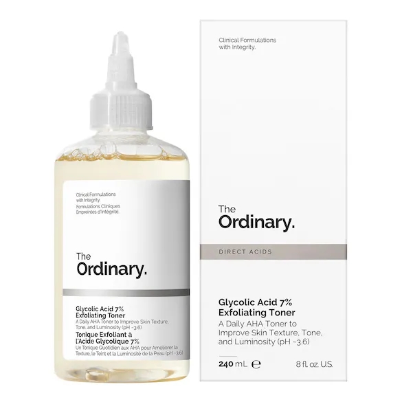 Social Solución tonificante con ácido glicólico 7 % - Loción exfoliante