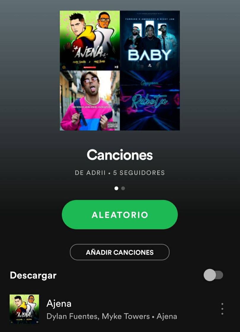 Canciones Canciones comerciales,regueton etc..