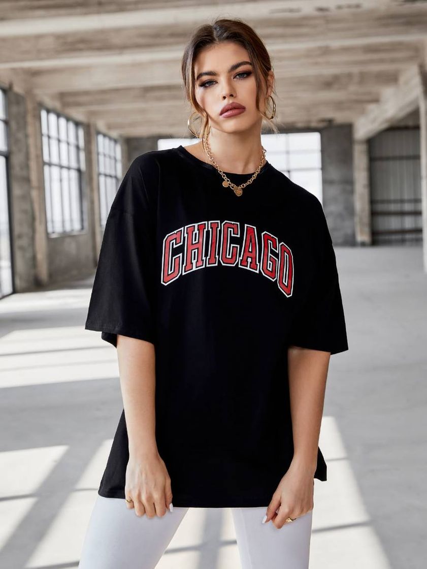 Moda Camiseta ocasional Chicago 