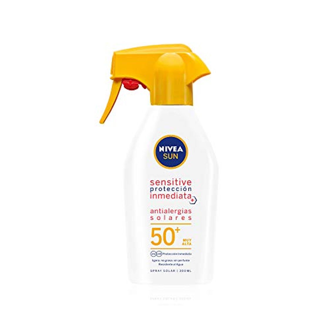 Productos NIVEA SUN Sensitive Protección Inmediata Antialergias Solares Spray Pistola Solar FP 50