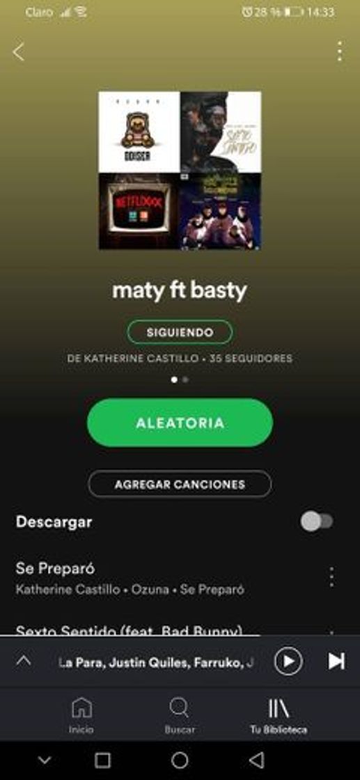 Canción La mejor lista de spotify! 💯💯🎤 