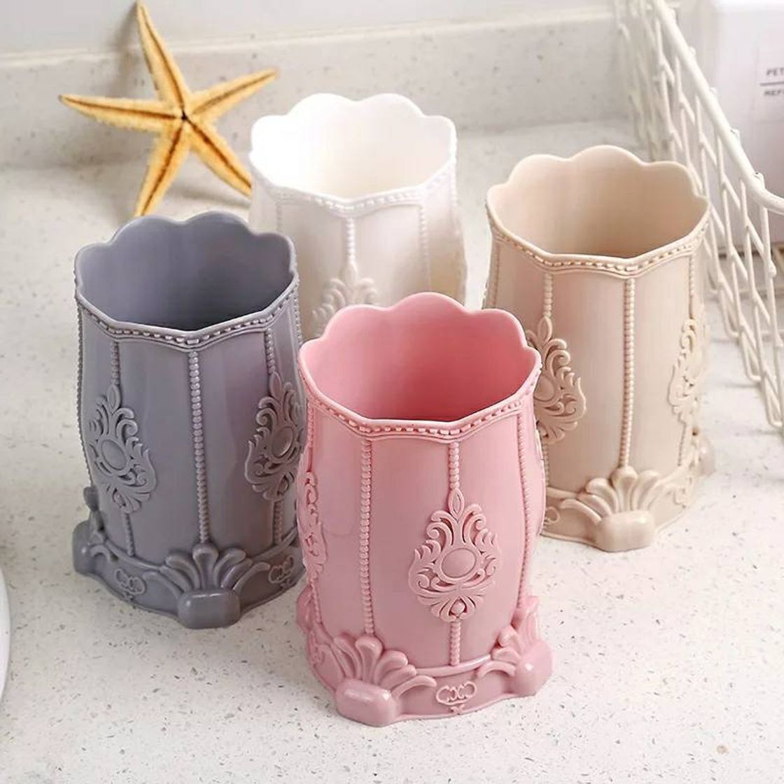 Vaso para brocha blanco