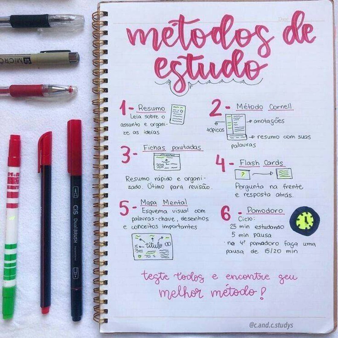 Moda métodos de organização ❤️