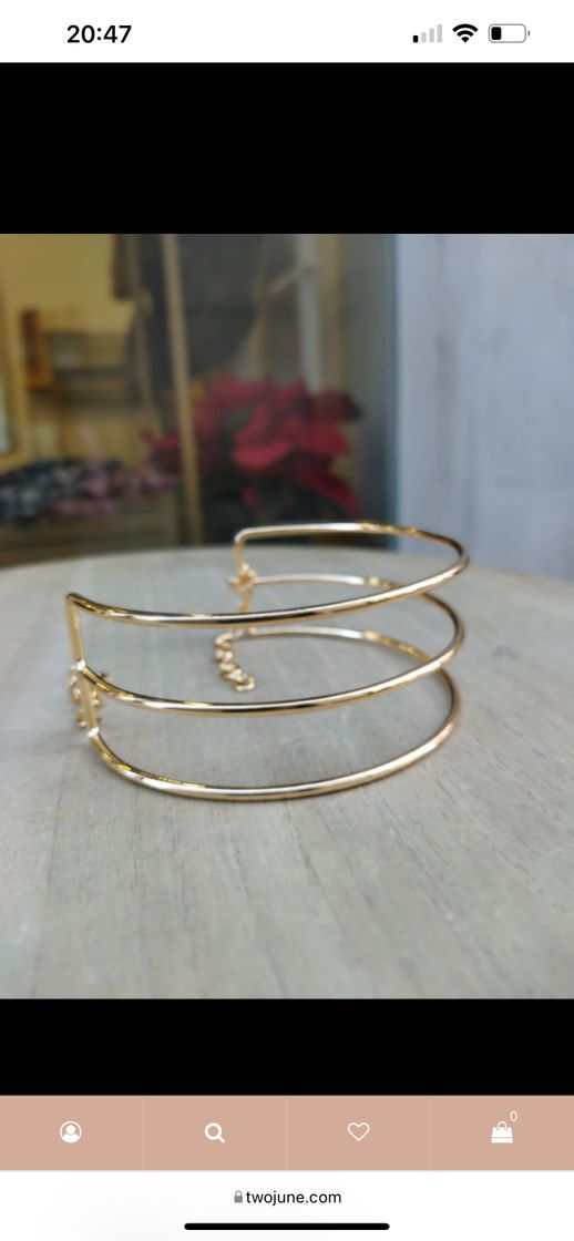 Fashion Chocker dorado 