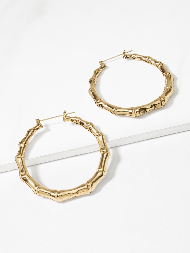 Social Pendientes Aros Bambú Shein