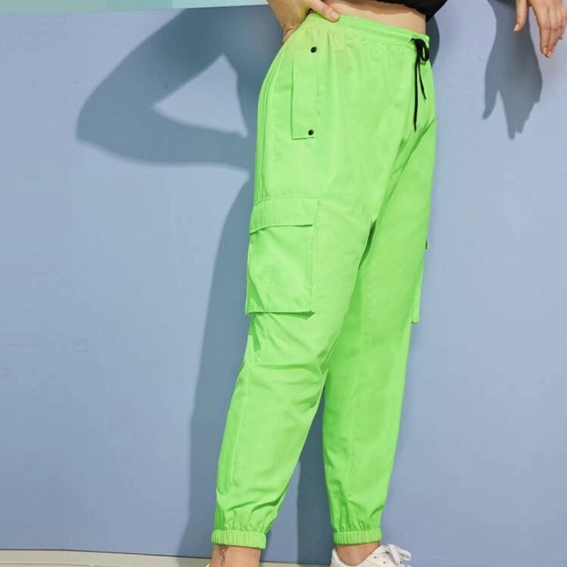 Social Pantalones Neón Shein