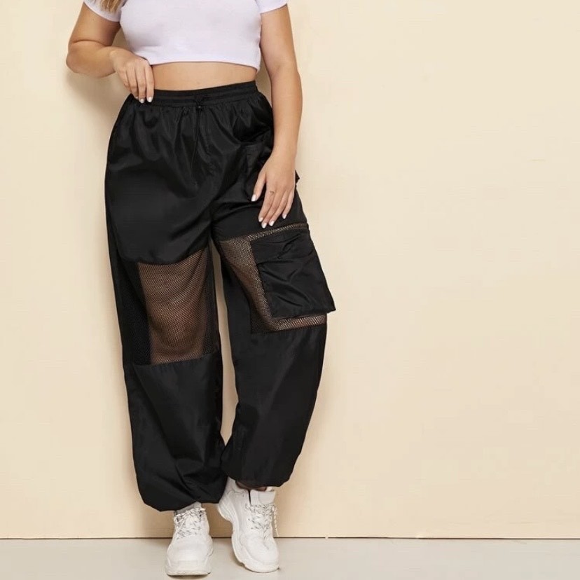 Social Pantalón Malla Shein