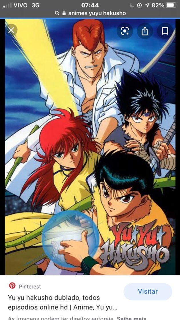 Social YU YU HAKUSHO MELHOR ANIME DO MUNDO! Por que Assistir ...