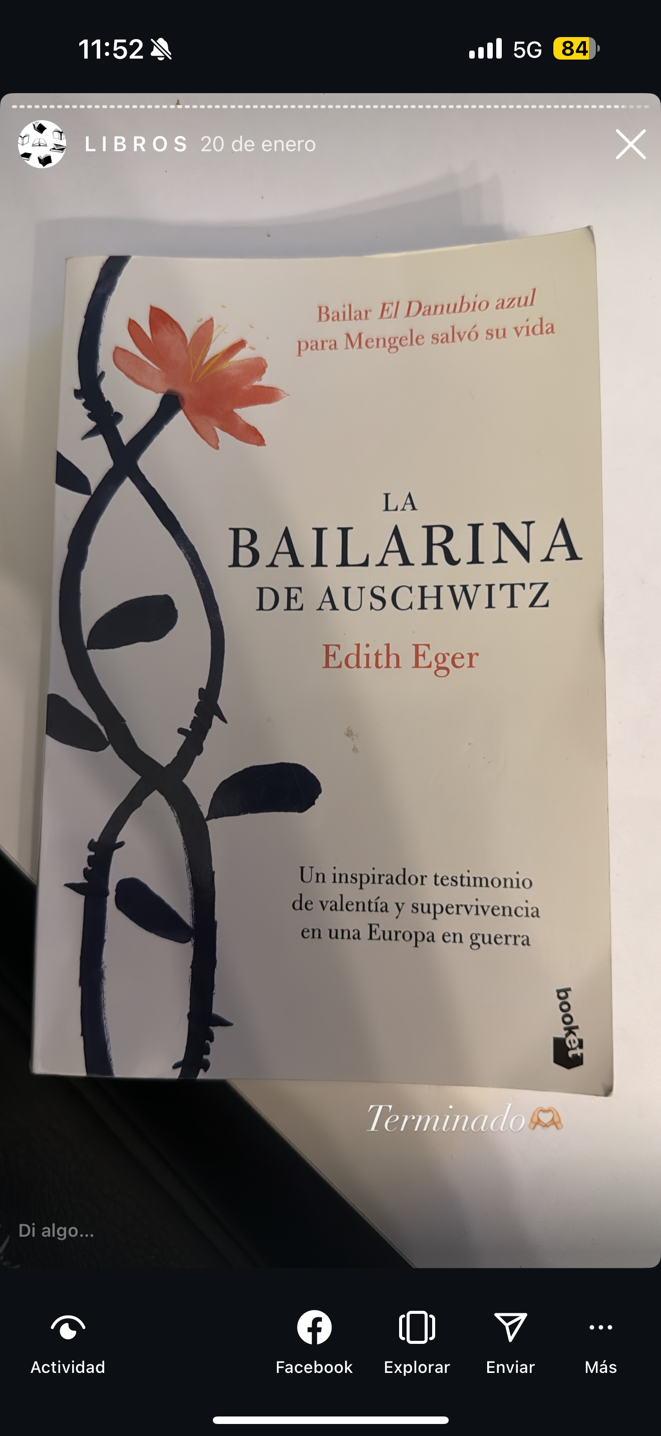 Book La bailarina de Auschwitz. Edith Eger