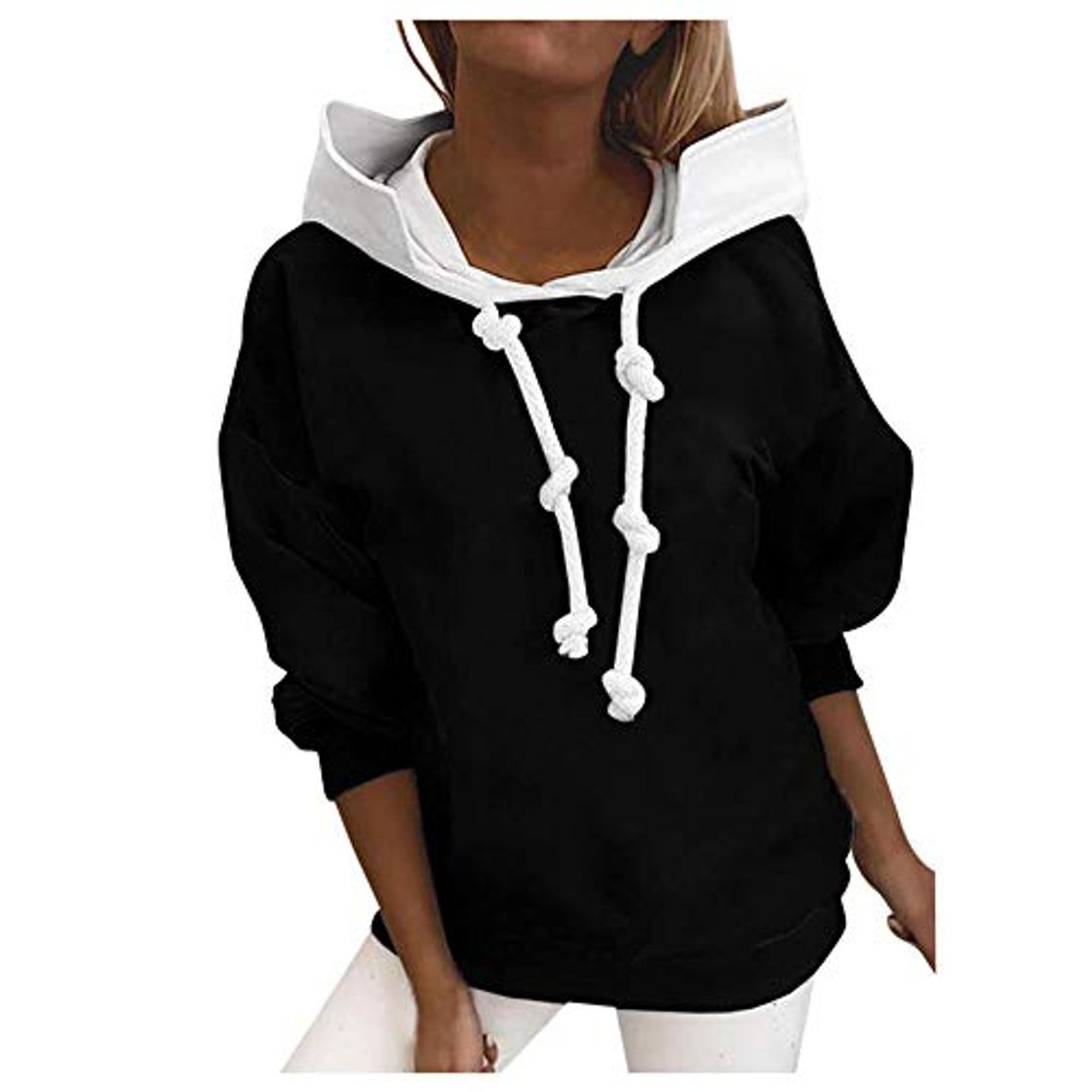 Moda Sudadera con Capucha para Mujer