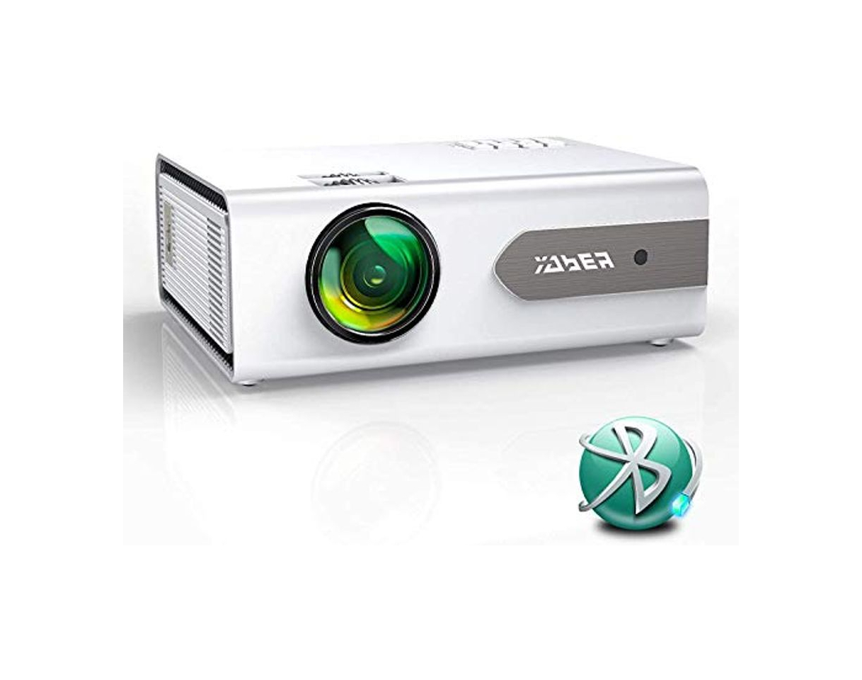 Product Proyector,YABER V3 5800 Bluetooth Mini Proyector Portátil Soporta Full HD 1080P, Video