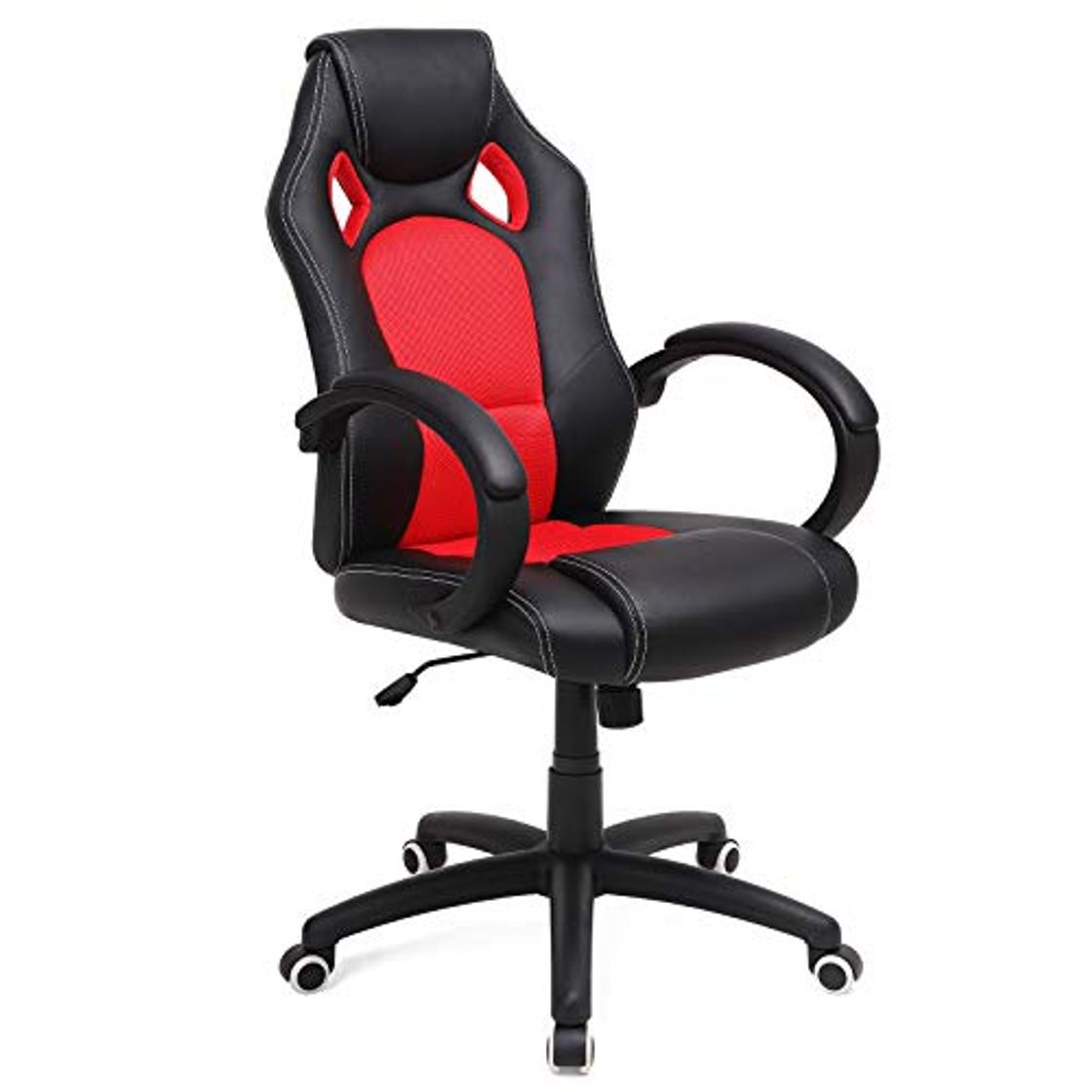 Product SONGMICS OBG56BR Racing - Silla de Escritorio de Oficina Ergonómica Regulable con