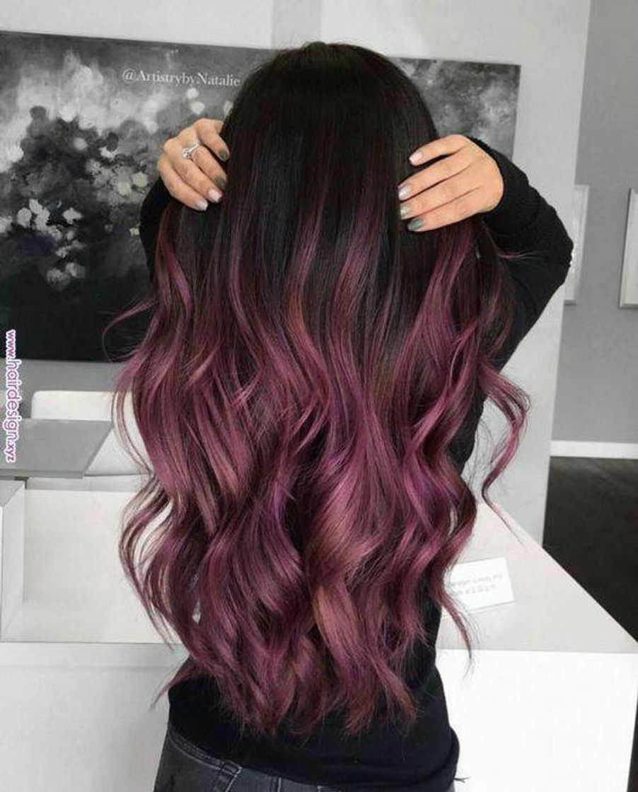 Fashion Cabelo roxo