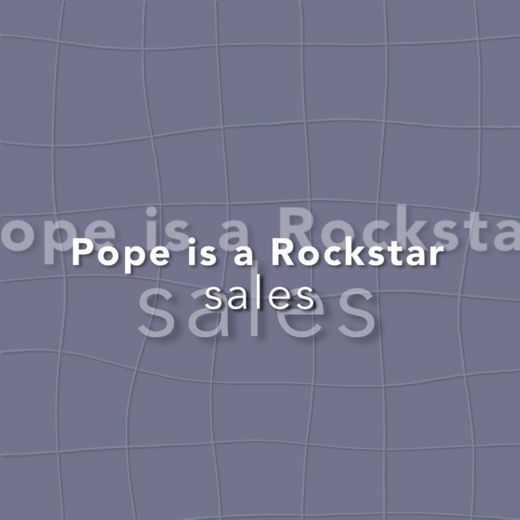 Pope Is a Rockstar