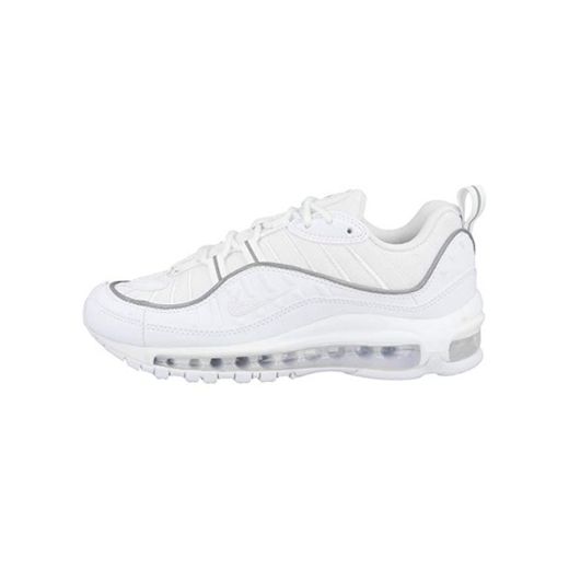 Nike W Air MAX 98, Zapatillas de Correr Mujer, Blanco