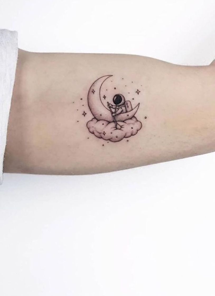 Moda Tatuagem de astronauta 