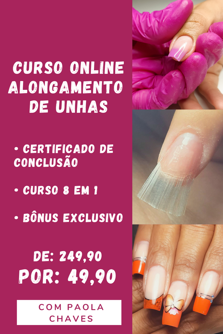 Fashion Deseja se tornar uma Nail Designer de SUCESSO?