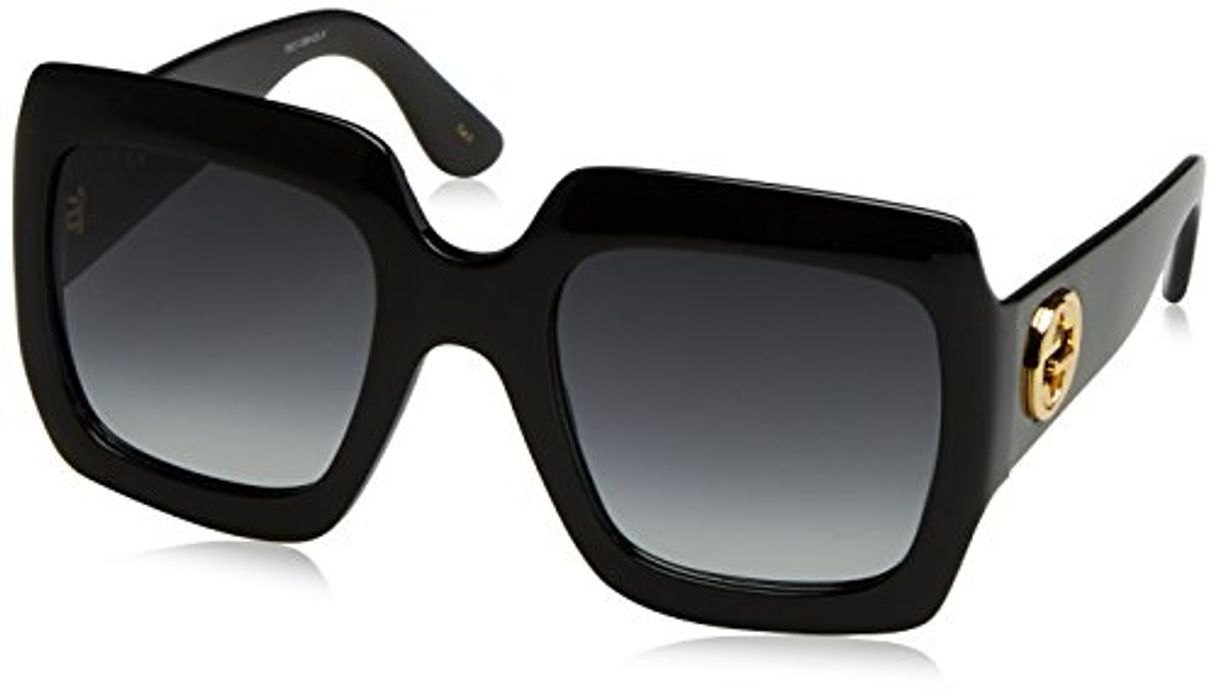 Social Gucci GG0053S, Gafas de Sol para Mujer, Negro