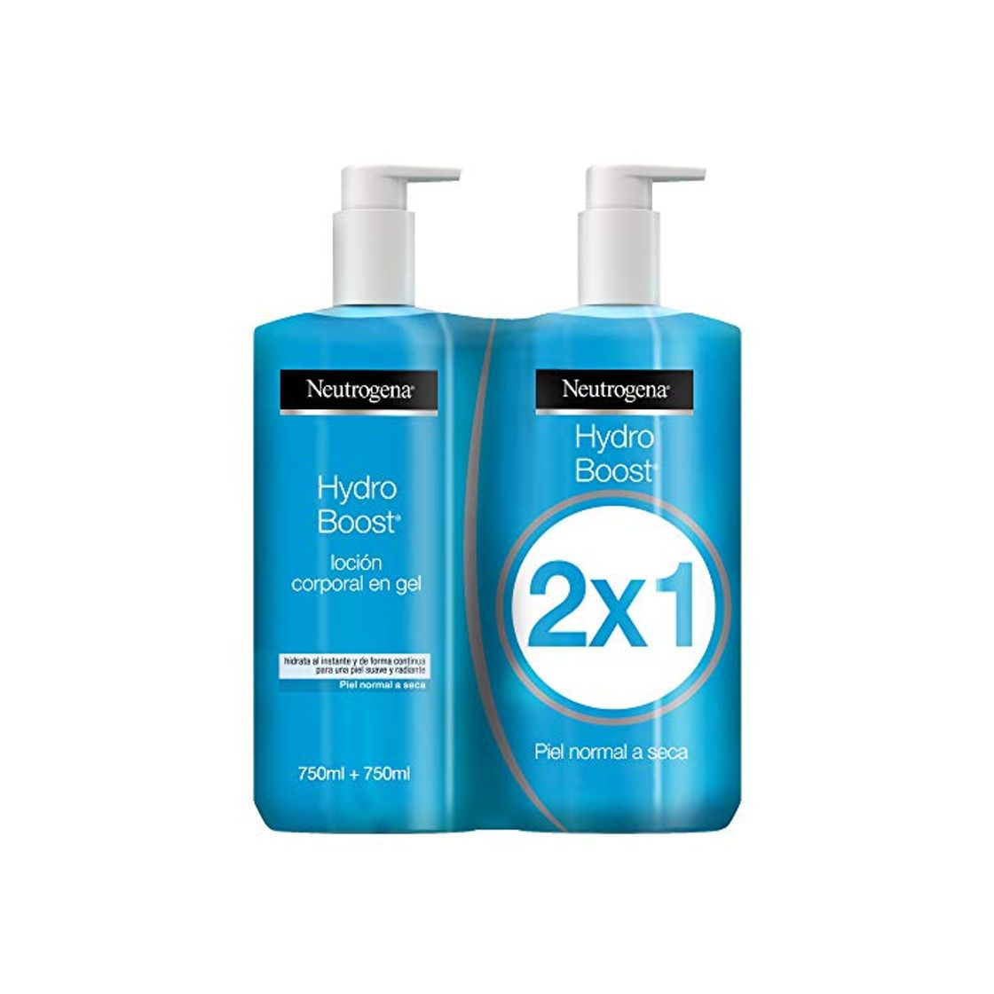 Social Neutrogena Hydro Boost Loción Corporal en Gel - Pack de 2 x