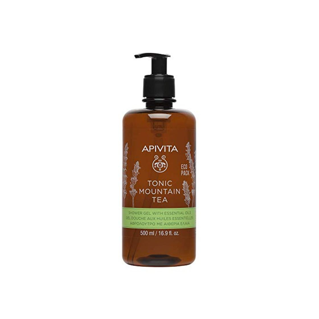 Beauty Apivita Tonic Mountain Tea Gel de Baño con Aceites Esenciales