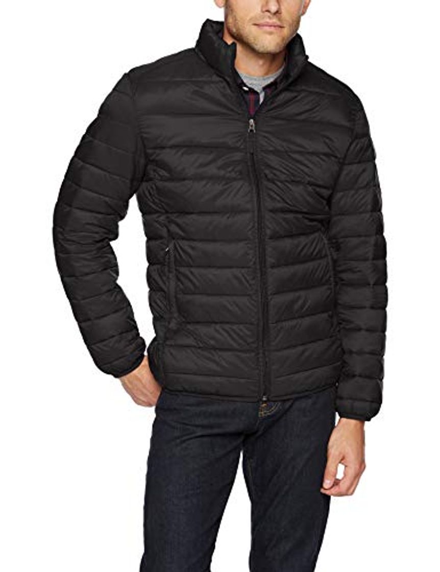 Fashion Amazon Essentials - Chaqueta acolchada, ligera, resistente al agua y plegable para