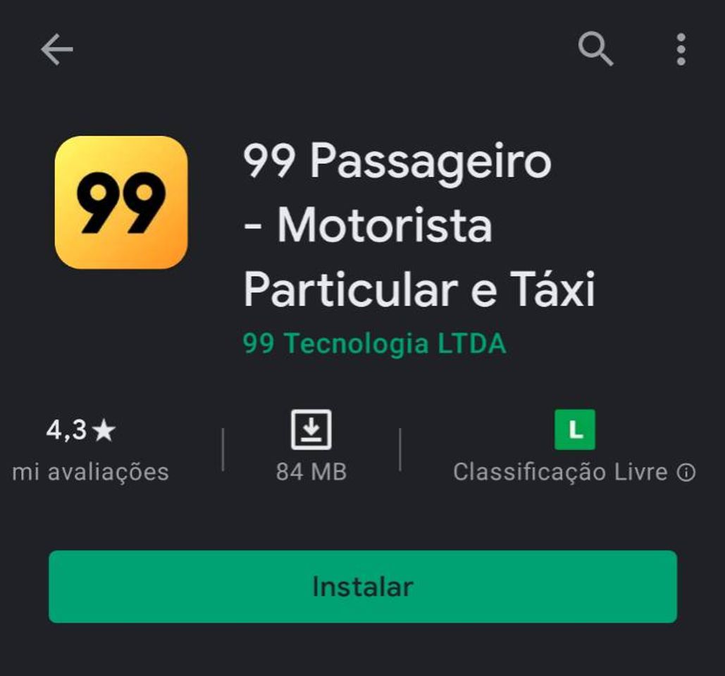 App App de mobilidade