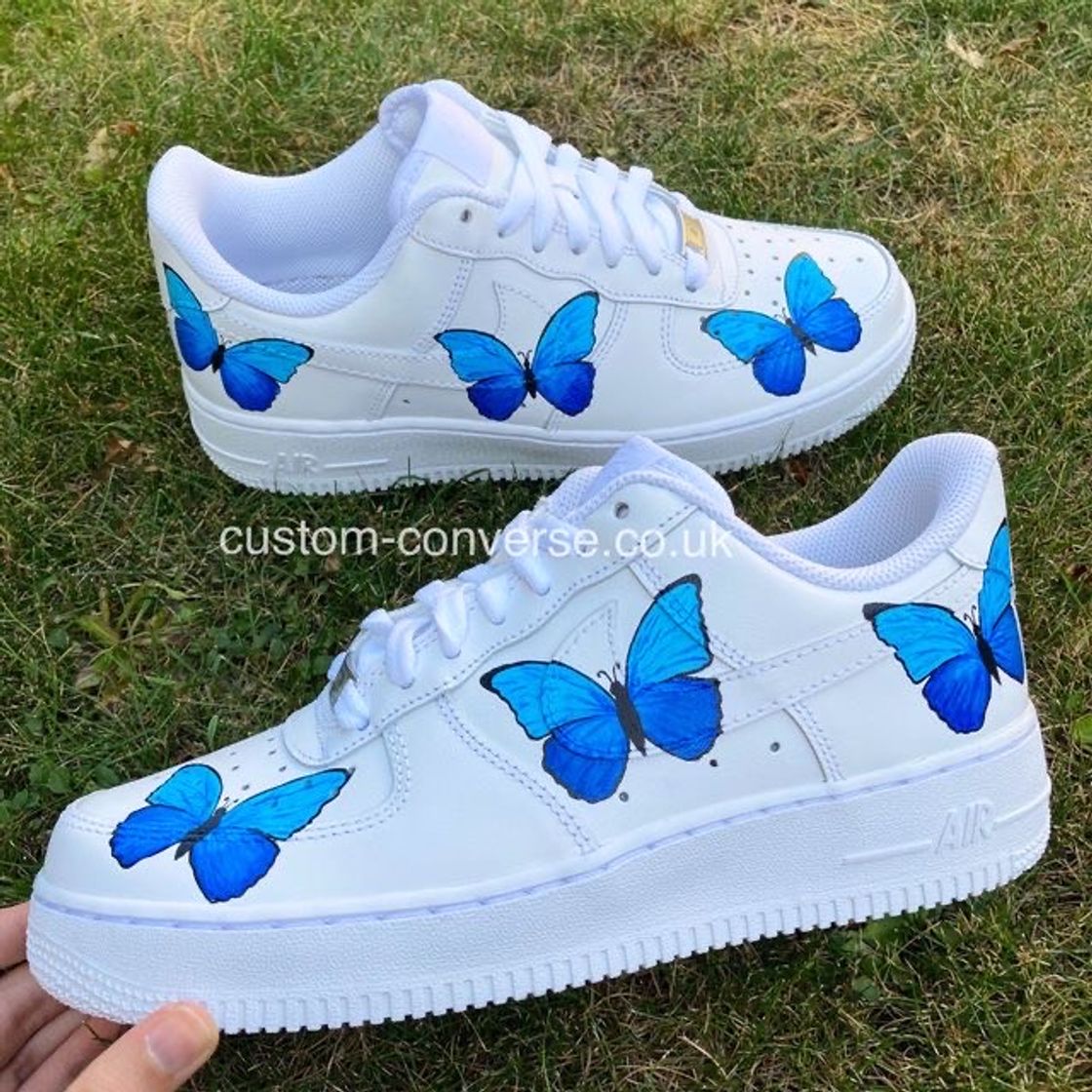 Moda Customização de tênis de borboleta 🦋 