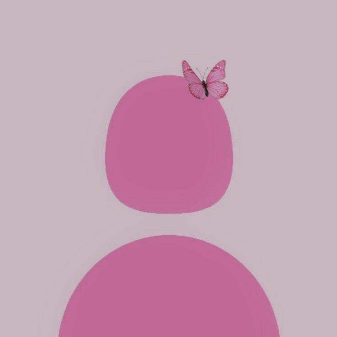 Fashion pink butterfly icon