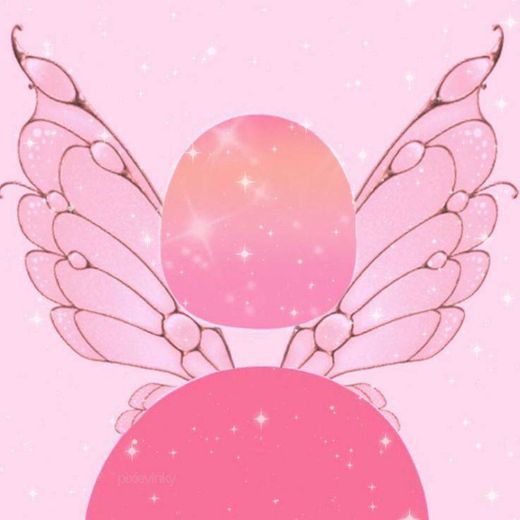 twitter pink fairy icon