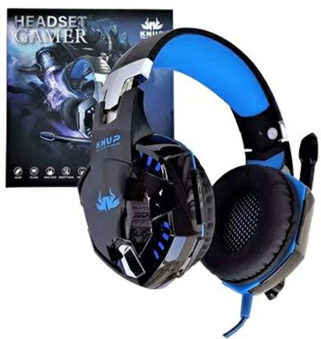 Fashion Fone De Ouvido Profissional Headset Gamer Knup Kp-455a