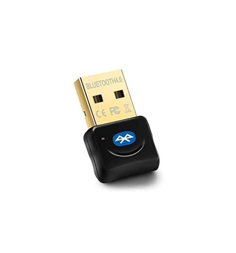 Maxesla Adaptador de Bluetooth 4.0 Bluetooth USB PC Bluetooth Transmisor y Receptor