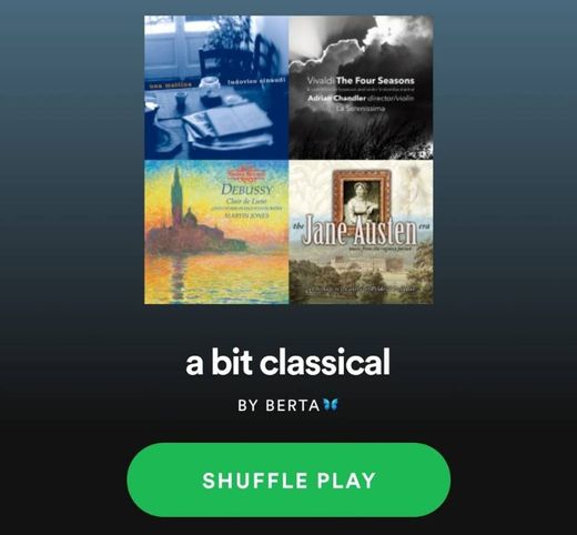 spotyfy playlist • a bit classical