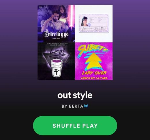 spotyfy playlist • out style
