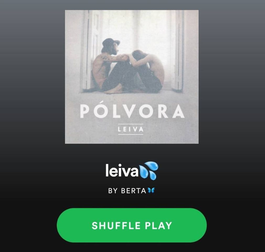 Fashion spotyfy playlist • leiva