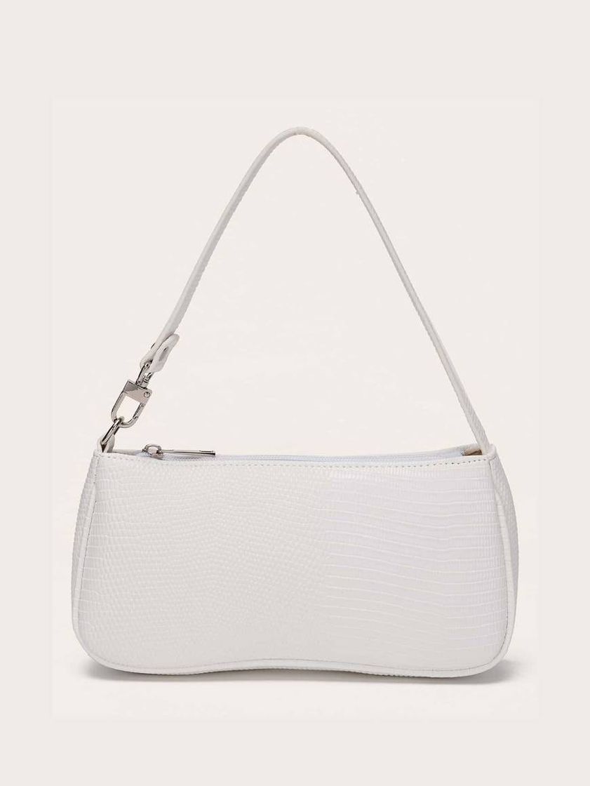 Social white black pink green purple baguette bag