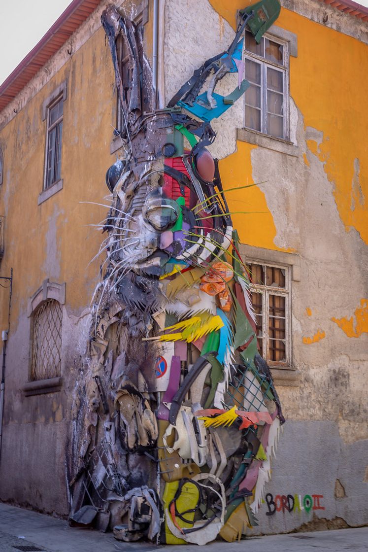 Fashion “Half Rabbit” by Bordalo II